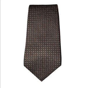 POLO By Ralph Lauren quality necktie tie, mini paisley print, blue & red